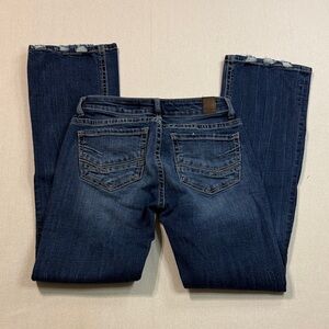 BKE Women's Boot Cut Jeans - Deep Indigo